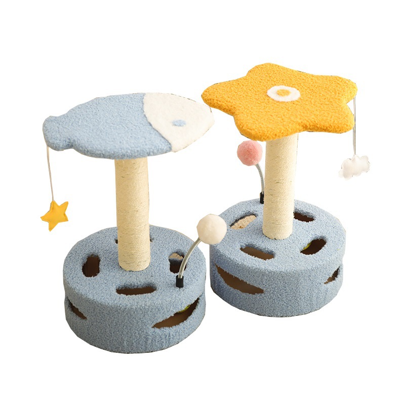 Wholesale customized Wooden Cat Scratcher eono cat tree 139cm kitten sisal katzen scratch post cat tree