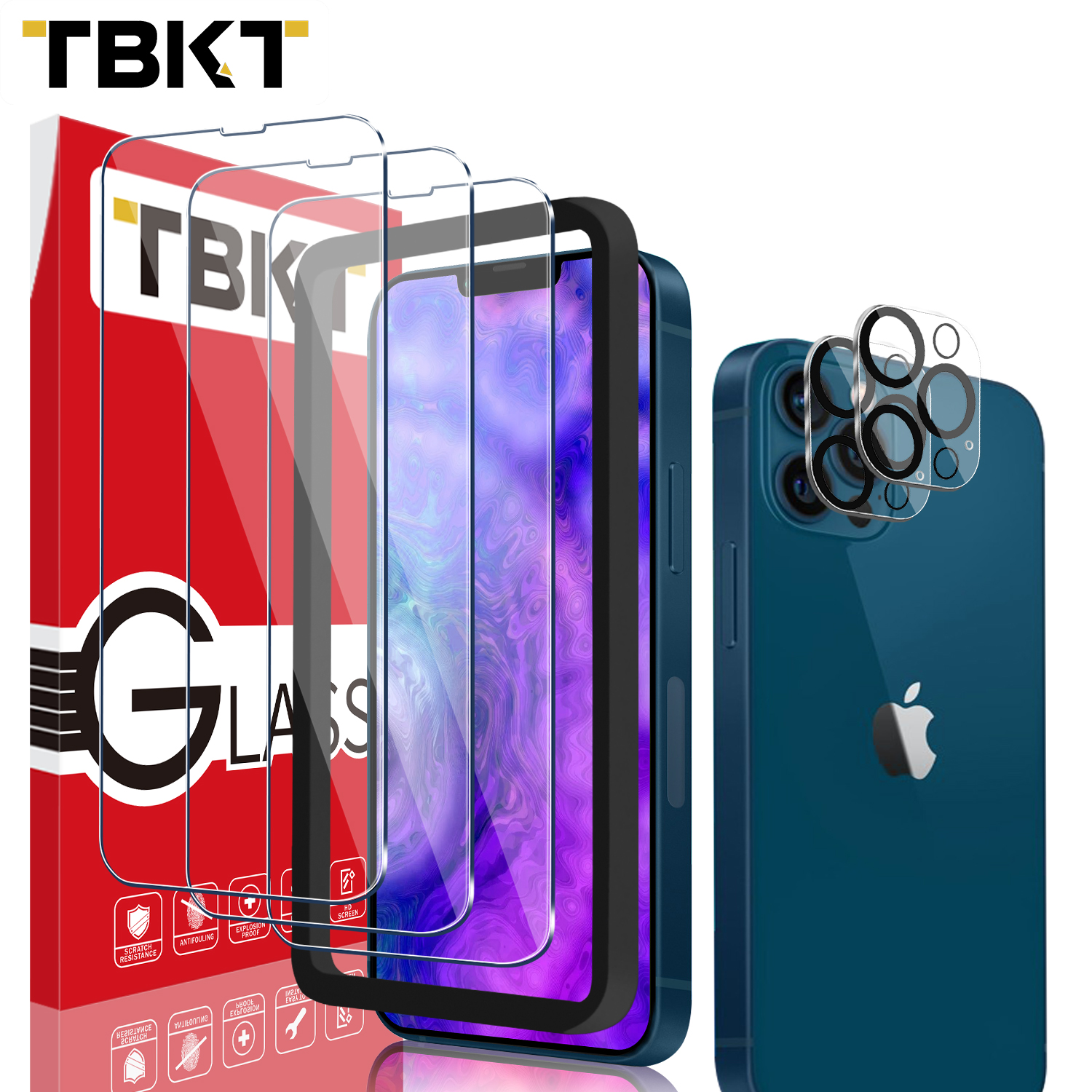 Best Sale Factory Price 2.5D High Transparent Camera Lens Mobile Phone Glass Screen Protector for iPhone 13 pro max