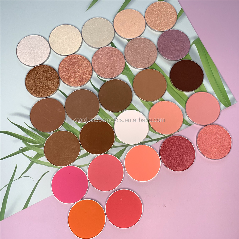Hot Sell OEM Natural Customized DIY 6 Color Makeup Blush Cheek Cosmetic Shimmer Face Make up Blusher