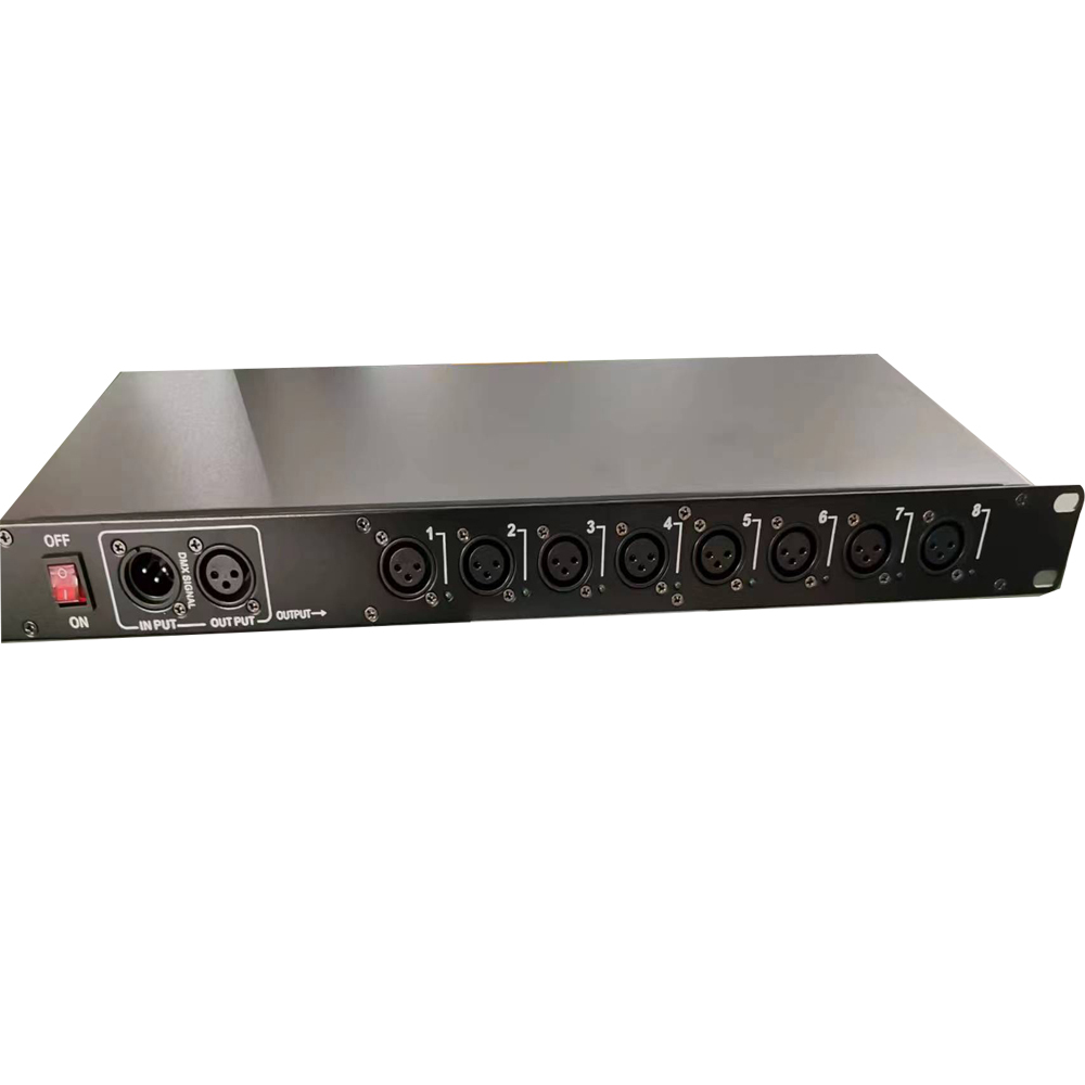 2025 Best-Selling 8-Port Amplifier Manual Type for Signal Connection Between Various Consoles and Stage Lights