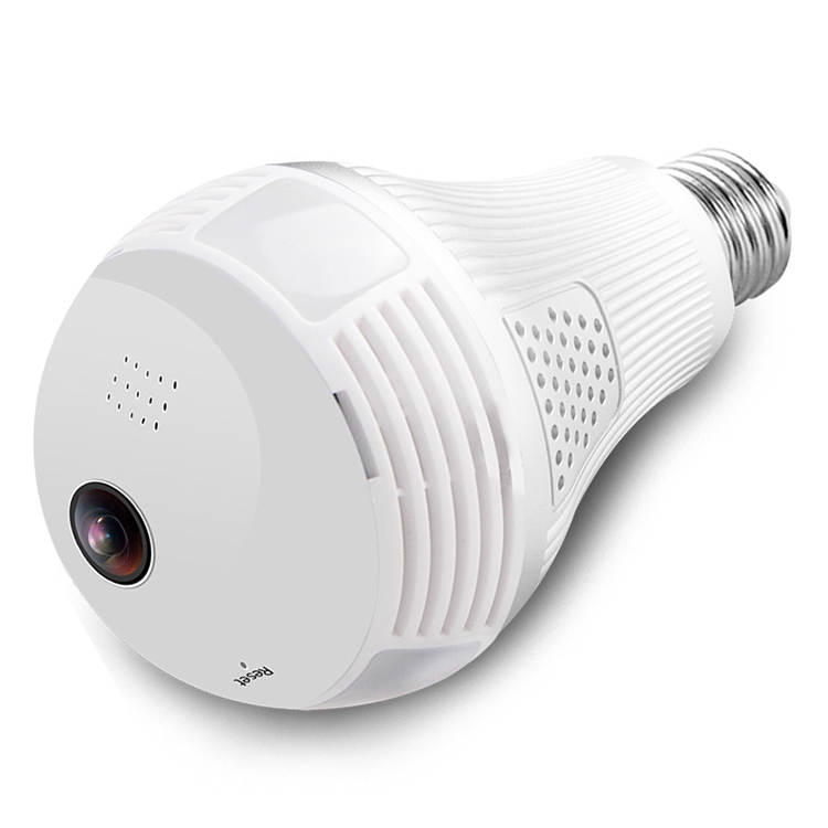 Горячая Распродажа Hd Водонепроницаемая камера наблюдения FisheyeNight Ip Smart Wifi Светодиодная лампа безопасности Скрытая камера видеонаблюдения