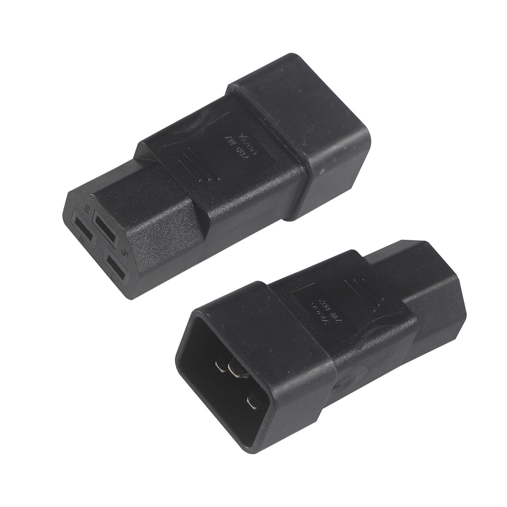 15 а 20 А C20 Тип C19/гнездо черного желтого цвета США Iec 62196-2 штепсельная вилка монитора разъем питания преобразователь Iec320 C19 штепсельная вилка