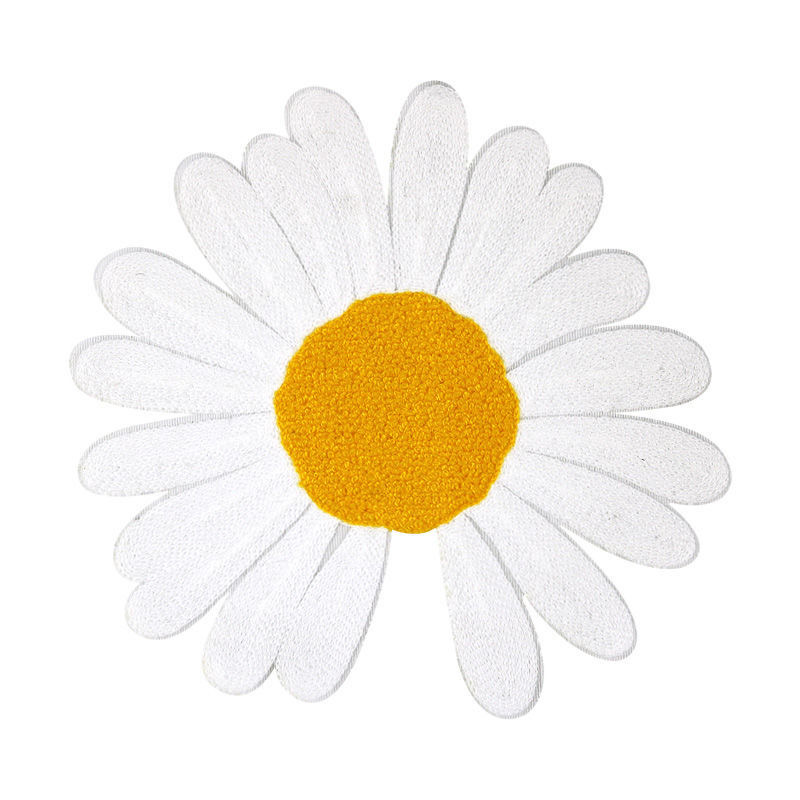 Sequins Embroidered Cloth Sticker Patch Fashion Sequins Embroidery patch sunflower