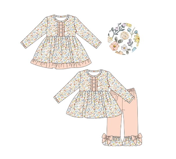 Wholesale Customized Girls Clothing Sets Girls clothes 2pcs Sets For Fall Baby Girl Boutique Clothing Sets