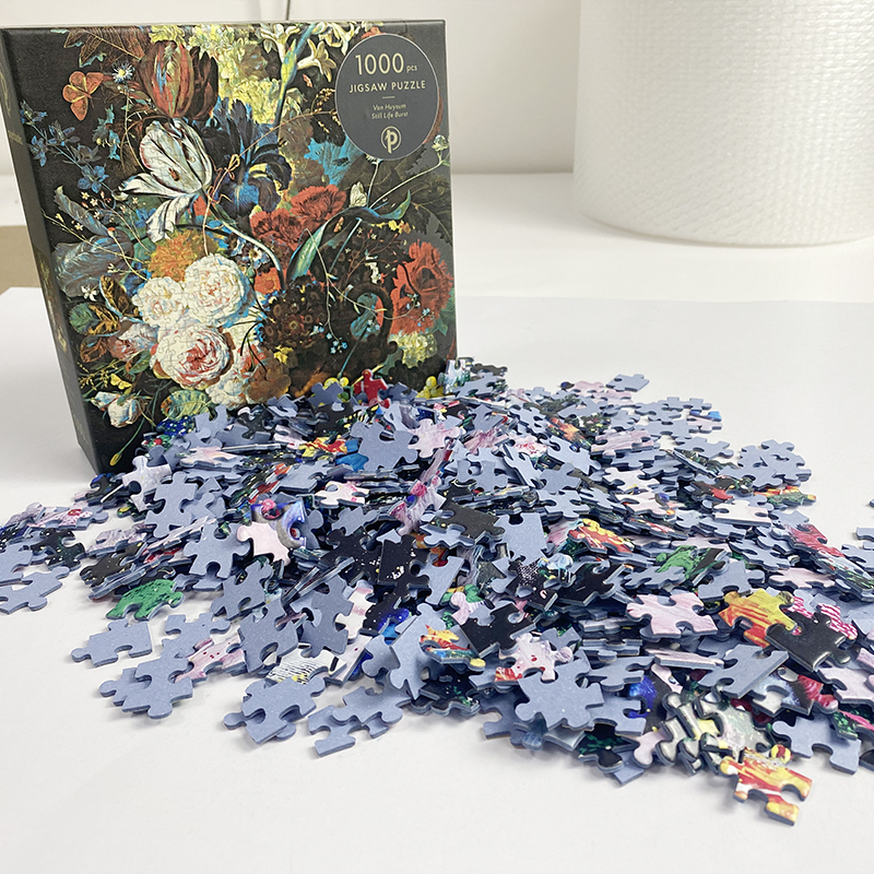 Shenzhen factory diy paper Cardboard 500/1000 pieces puzzles jigsaws For Adult