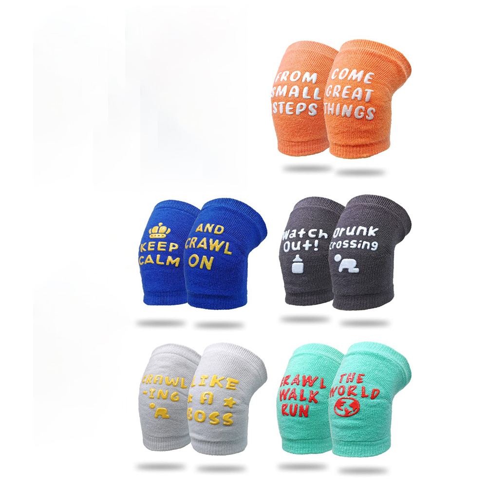 Baby Knee Pads For Crawling - Anti Slip Knee Pads For Babies Infant Toddler Boys And Girls - Adjustable Breathable