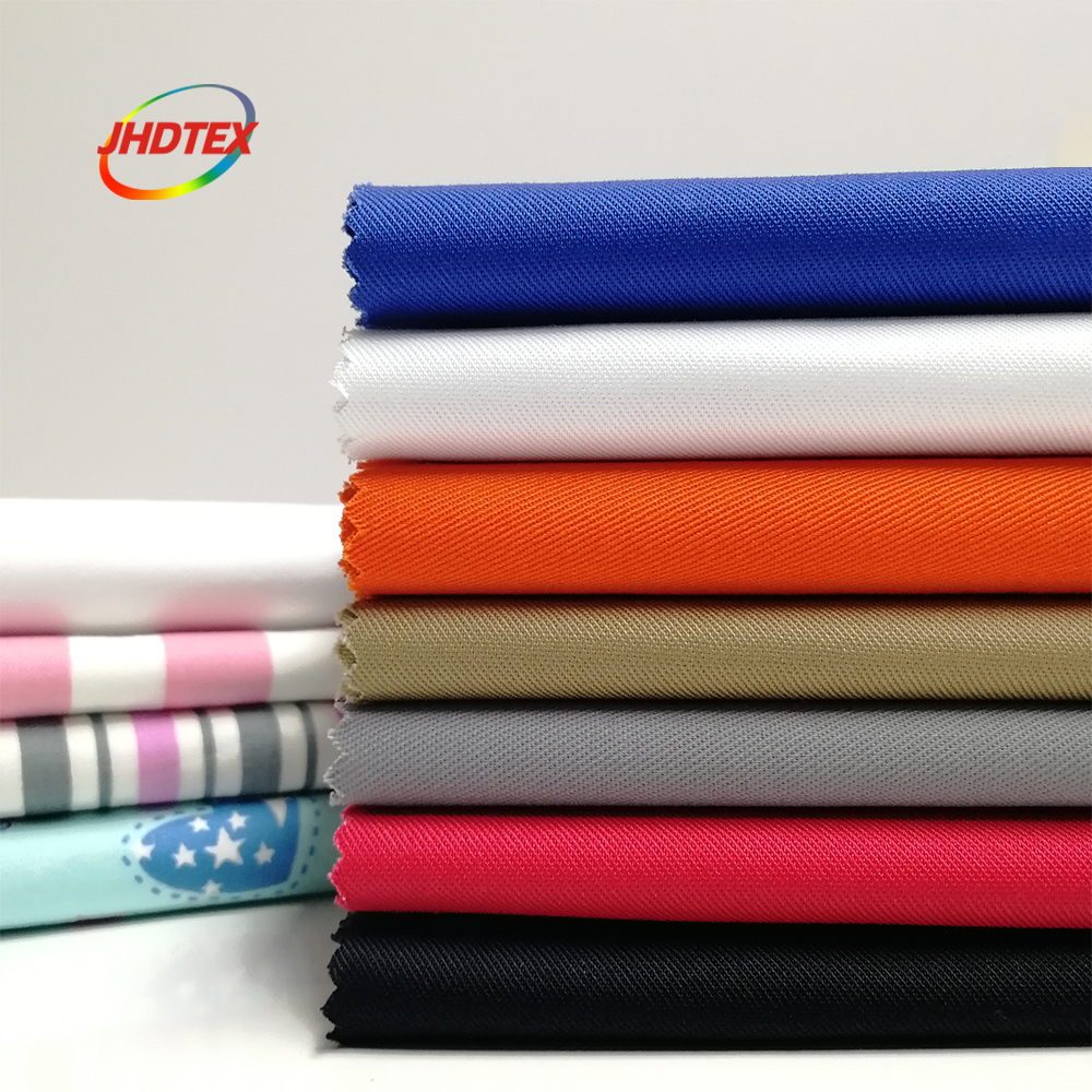 JHDTEX Medical Polyester Spandex Unbleached Tc Twill Cotton Fabric For Workwear