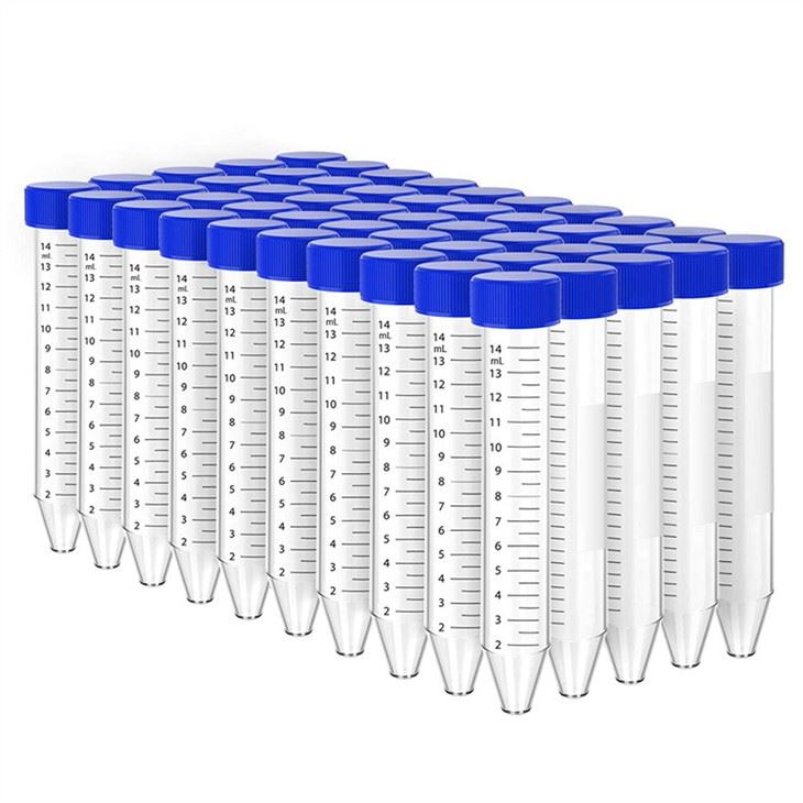 E.O. Sterile PP Centrifuge Tube Falcon Tube 15ml with Conical Bottom Printed Graduation