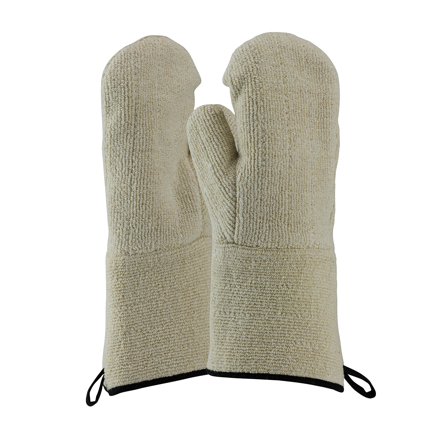 Terry Mittens Acrylic Terry Brushed Lined BOTH PALMS