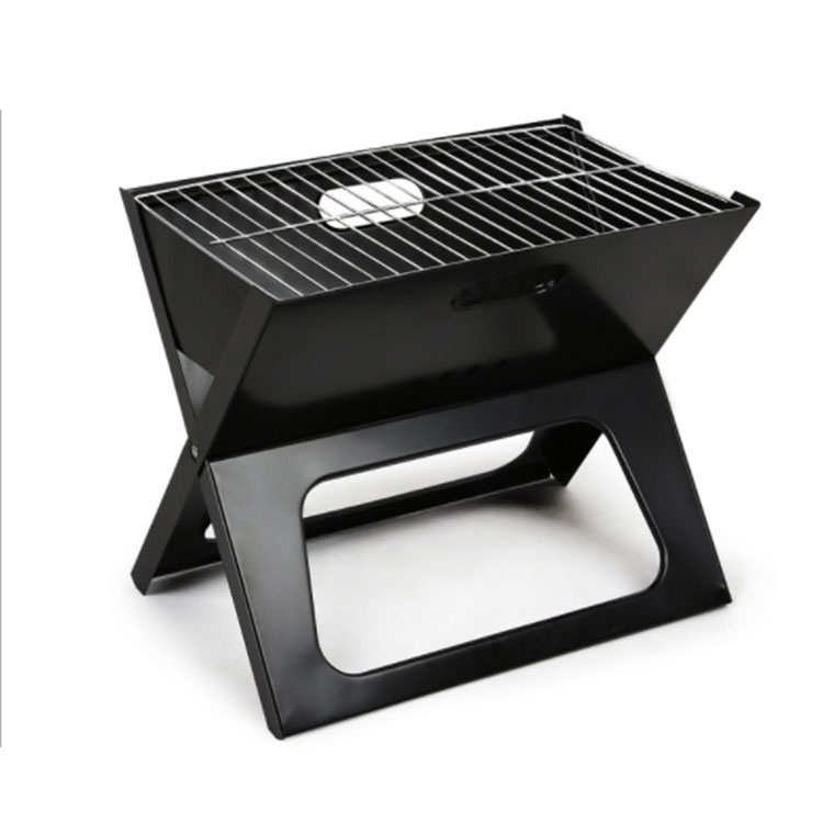 China Supplier Steel Folding X Shape Barbecue Smoker Grill For Camping