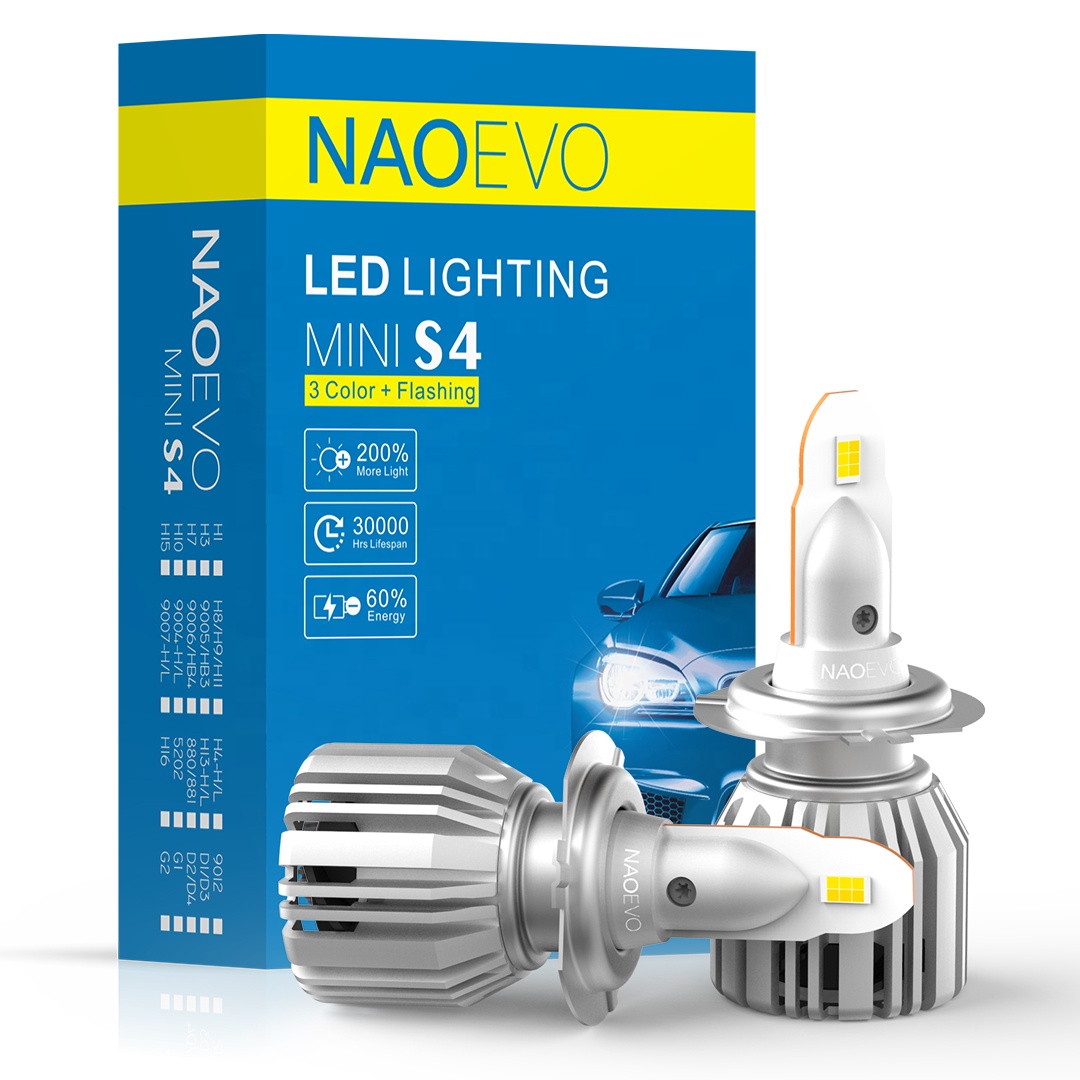 NAOEVO Luces Светодиодные Автомобильные фары лампы светодиодные H4 H7 H11 9005 9006 Luces Светодиодные для автомобиля