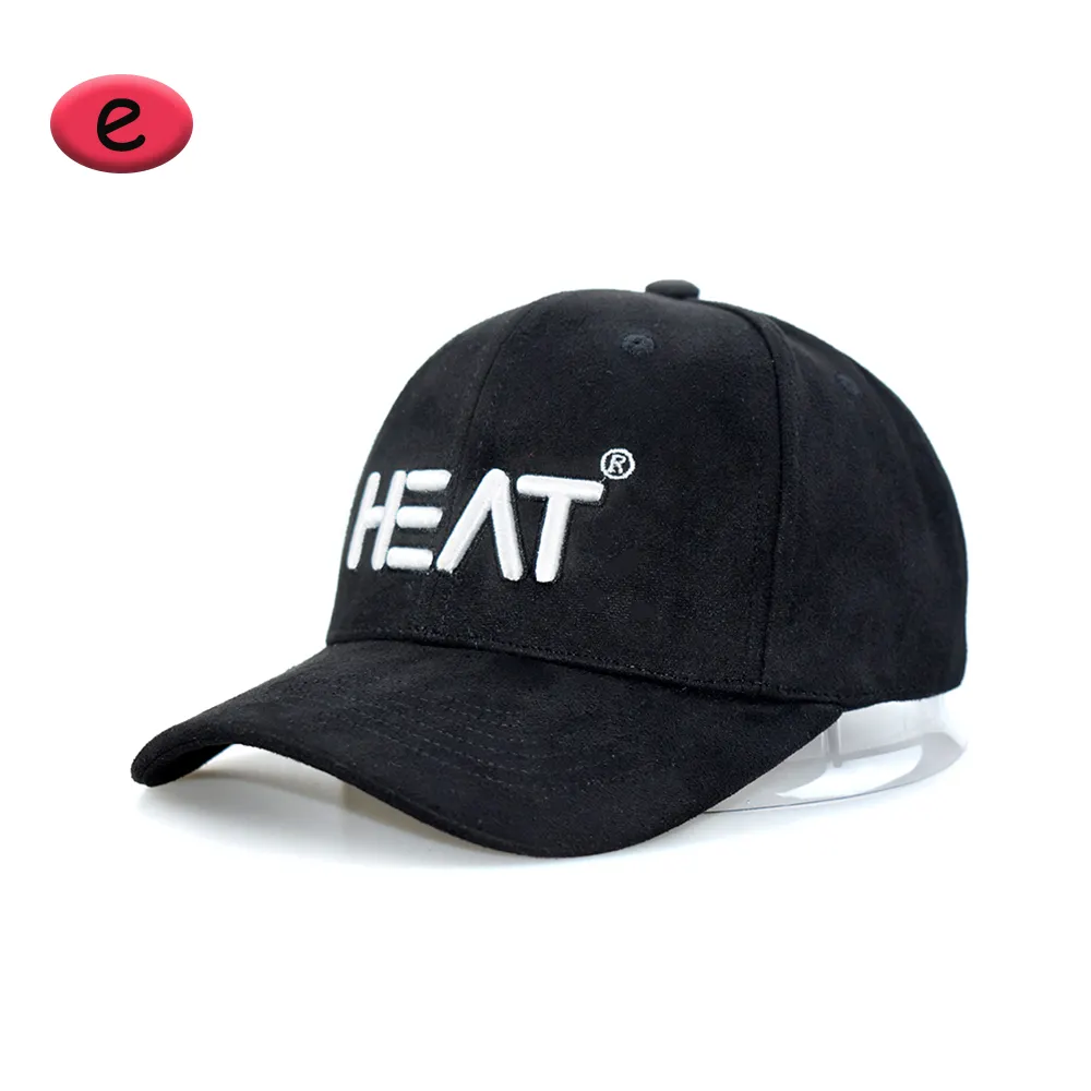Black baseball sports hats and caps with metal adjusting buckle