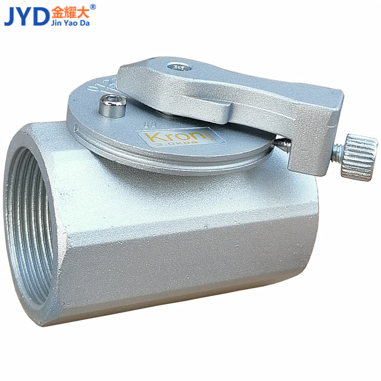 Cold Air Aluminum Alloy Butterfly Valve To Control The Flow Flange Butterfly Valve
