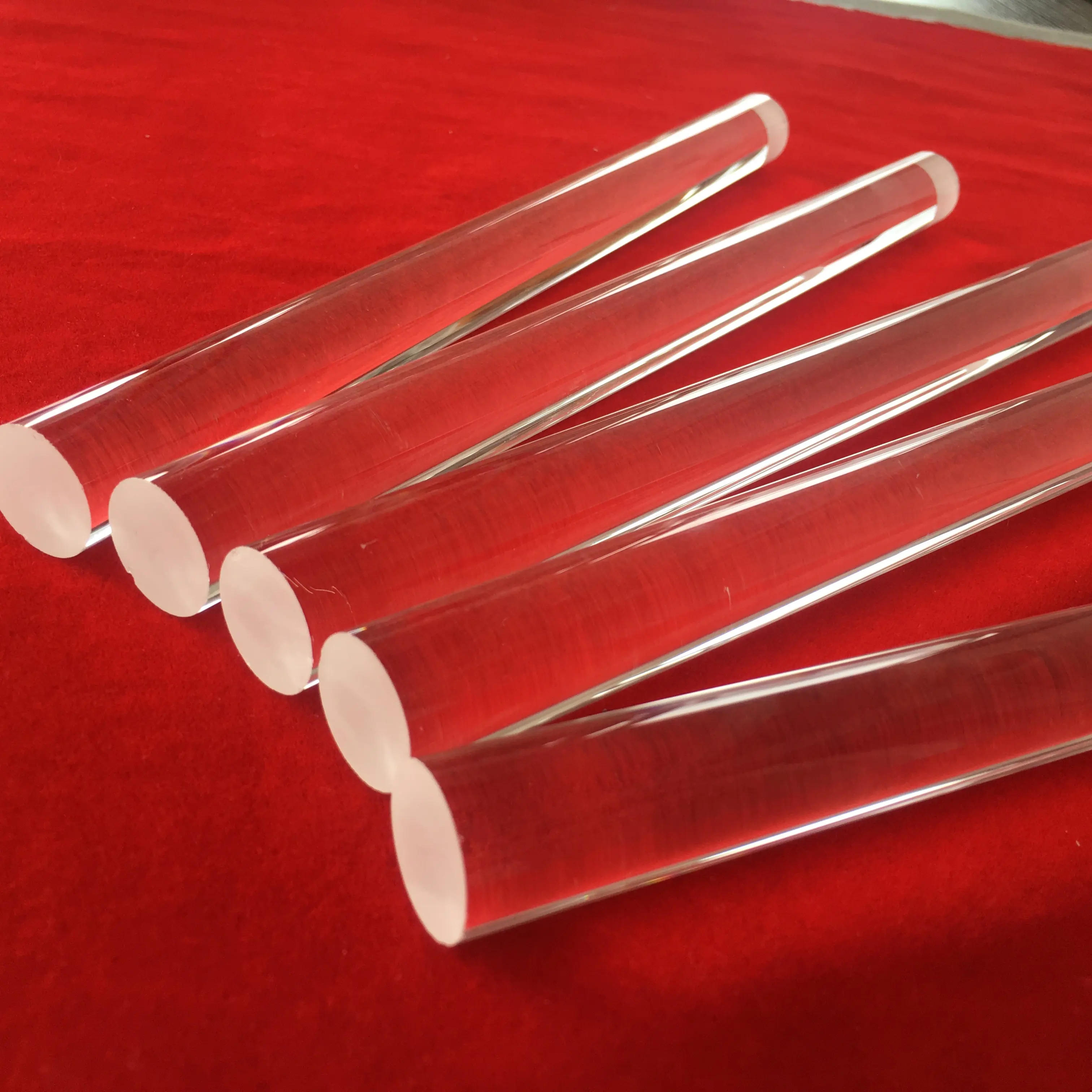 heat resistance clear round shape fused silica quartz glass rod