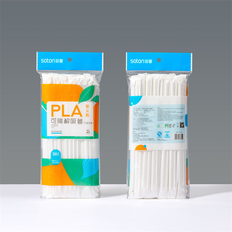 compostable biodegradable colored designers eco pla plastic straw for juice