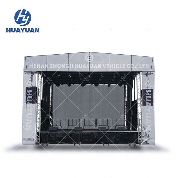 HY-ST315 переносная сцена прицеп для приготовления пищи на воздухе в прямом эфире производительность
