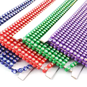Factory Direct Sell Rhinestone banding, Crystal Trimming in Bulk Huge Stock on Sale