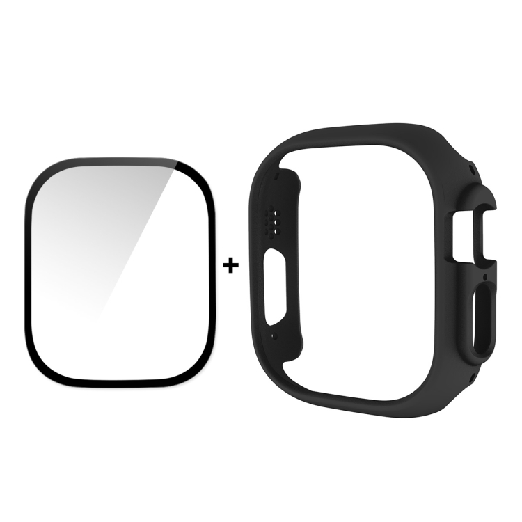 Чехол для часов Apple Watch Ultra 49 мм ENKAY 2 в 1, чехол с полным покрытием 9H, защитная пленка из закаленного стекла для часов