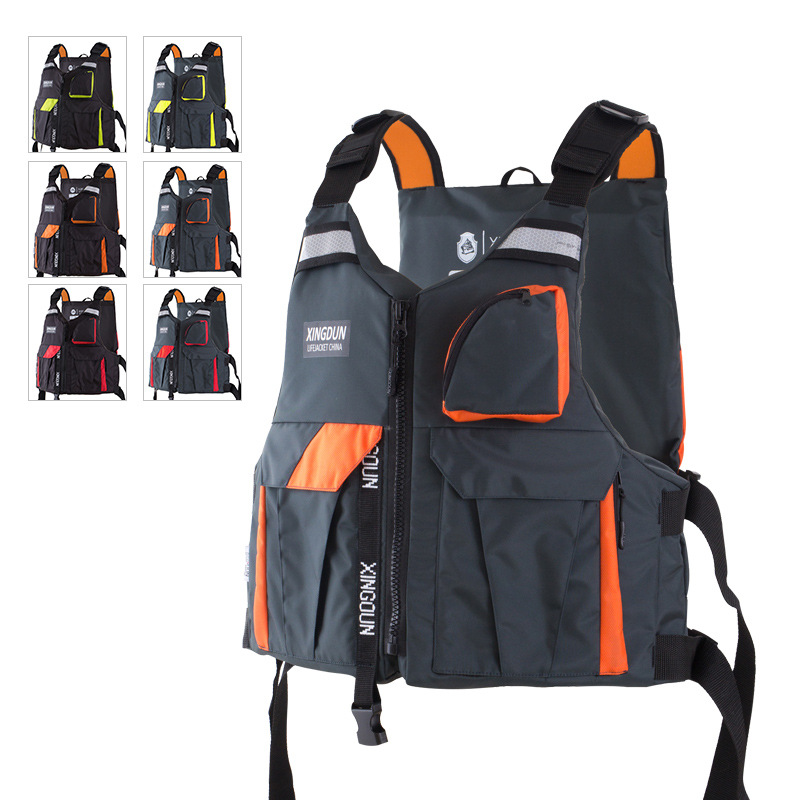 Marine majiaiso fishing life jacket adult professional adult Marine large buoyancy fishing vest summer style