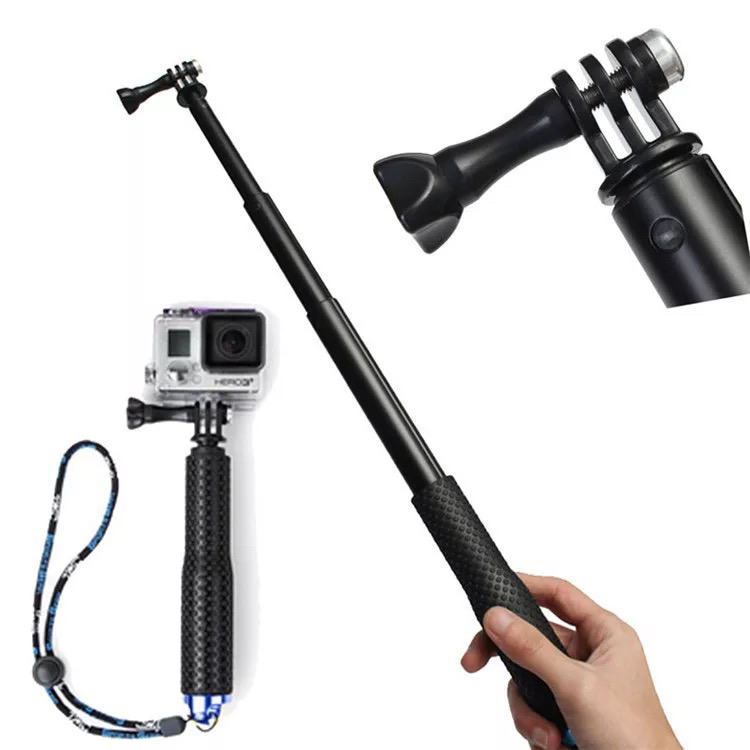 Aluminum Adjustable Telescoping 36 Inch Monopod Handheld Extension Selfie Stick for Gopros