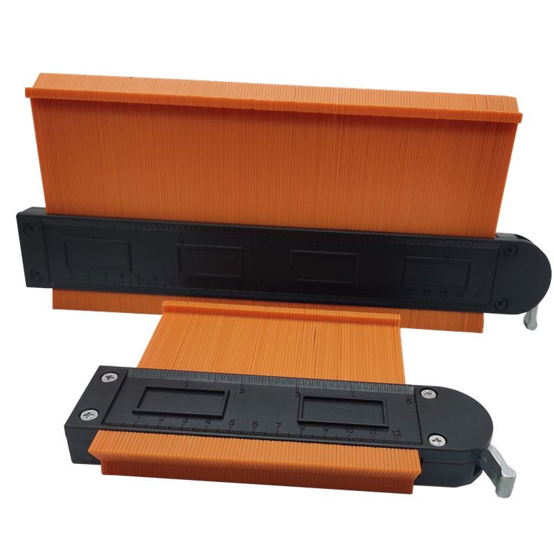 5 inch/10 inch contour gauge Metal lock widened contour gauge Multifunctional Shape Contour Gauge WIth Lock Plastic Lockable