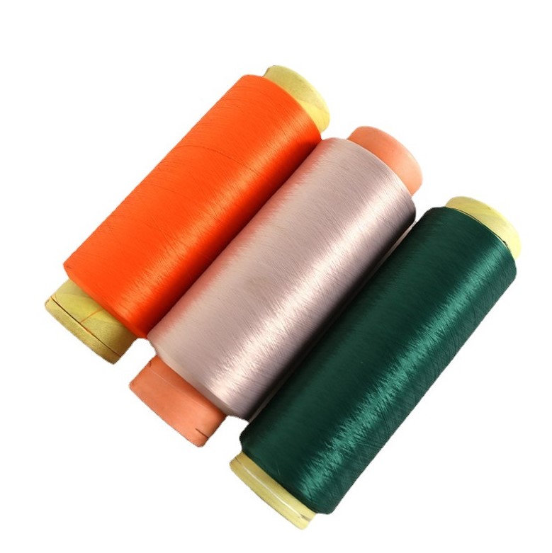 Manufacturer Price High Quality Microfiber Polyester filament Yarn 240D 600D Draw Textured Yarn for elastic socks
