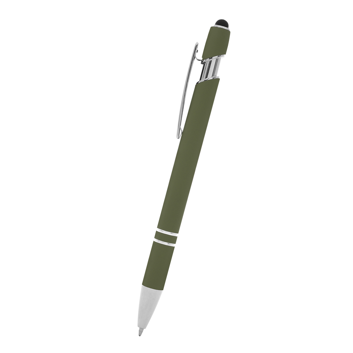 High Quality Rubberized Aluminum stylus pen tablet with capacitive stylus pen Lexington Incline Stylus Pen