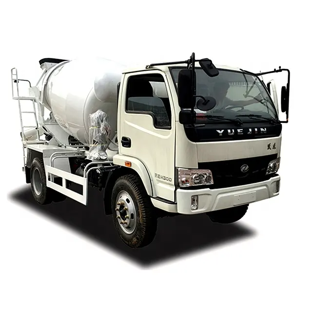 4x2 YUEJIN 3.5 cubic 4 cubic meters concrete mixer trucks for sale in philippines