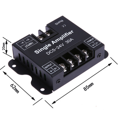 DC5-24V однорепитер Усилитель RGB Led усилитель для 3528 5050 Led полос