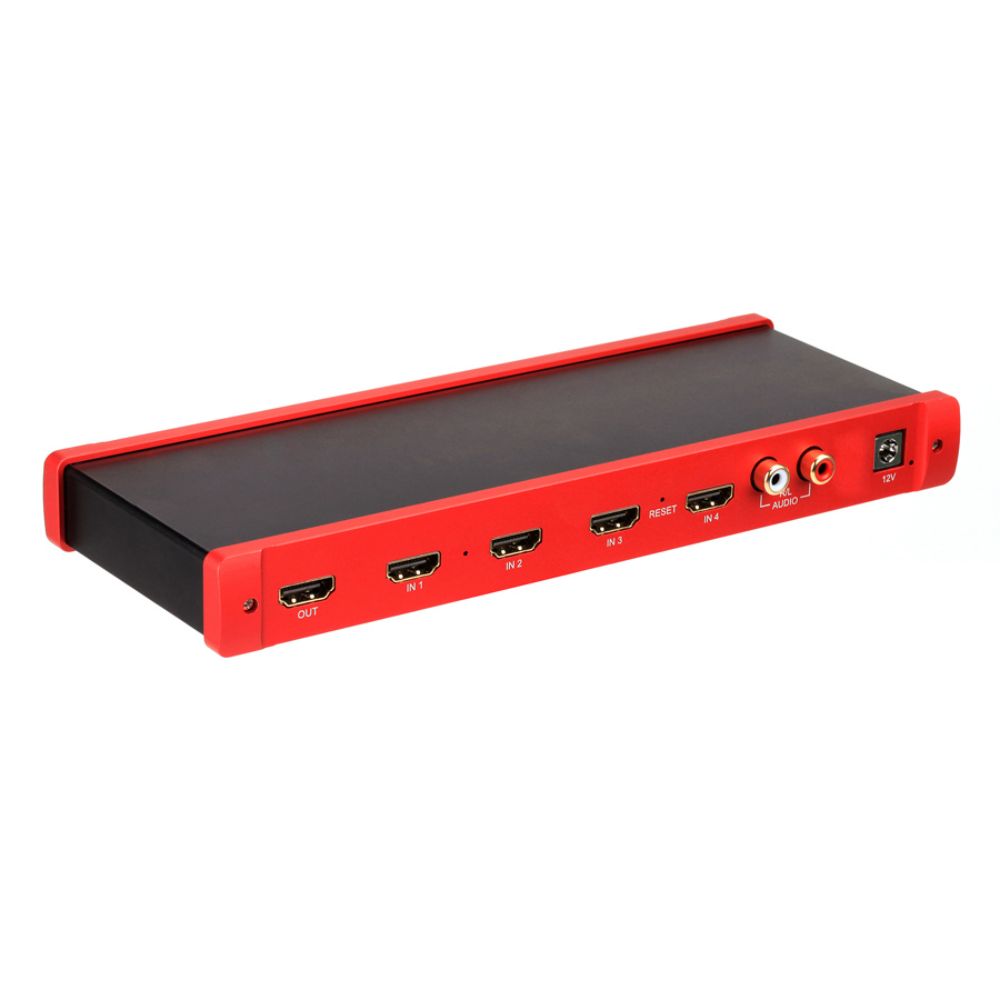 1080P HDMI KVM переключатель 4x1 бесшовный HDMI переключатель Quad MultiView