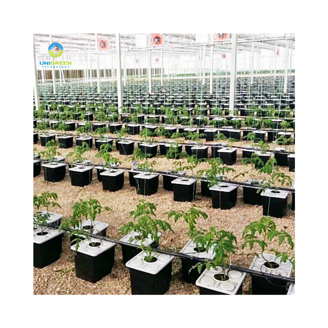 Dutch Bucket 11L Standard Size Farm Used Hydroponic Strawberries Tomatoes Planting Grow System Hydroponic Square Dutch Bucket