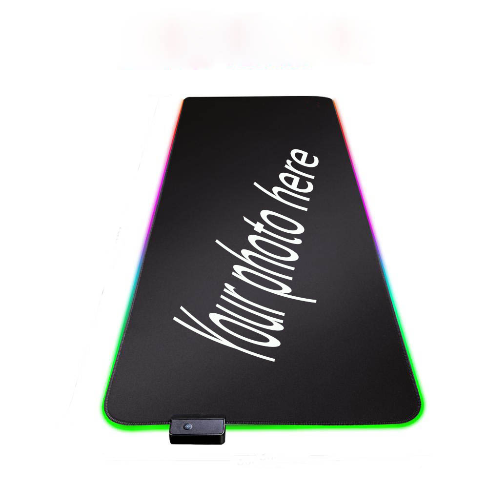 Mairuige OEM 7 видов цветов DIY Игровой Коврик Большой RGB Коврик Для Мыши игровые аксессуары коврик для мыши со светодиодной подсветкой USB Проводные пользовательские RGB коврики для мыши