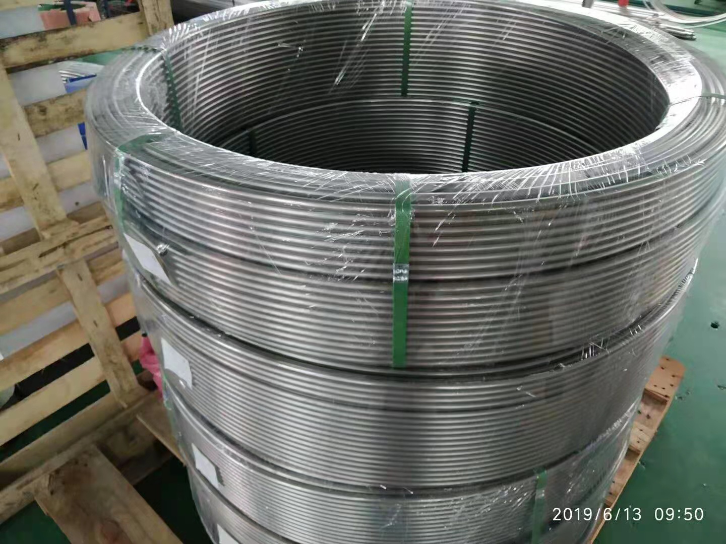 2021 Customized Size Bright Forge Titanium Alloy Titanium Corrugated Tube Coil