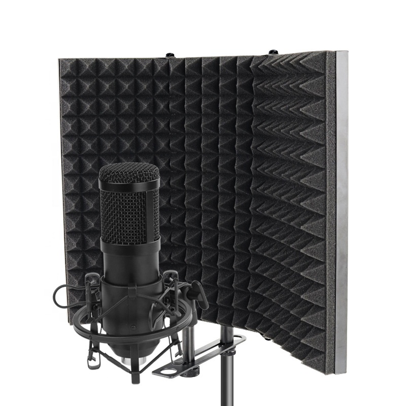 Manufacturer's direct supply of three door curved microphone sound insulation cover, wind shield and blowout prevention net