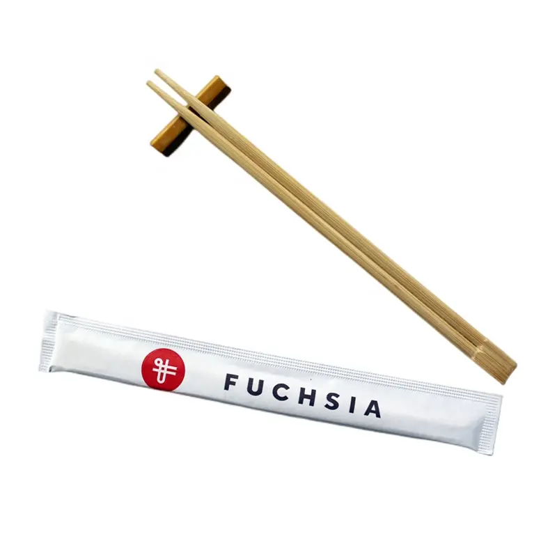 Hot Sale Japanese Style Take Away Disposable Bamboo Chopstick Logo Custom