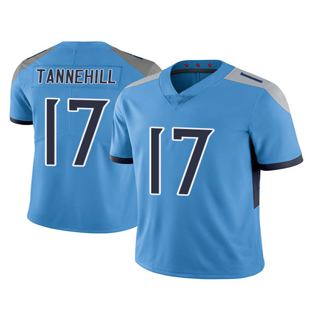 Ryan Tannehill 17 Titan American Football Uniform Jersey Stitched Logo Mens Sports Shirt Wear Cheap Wholesale