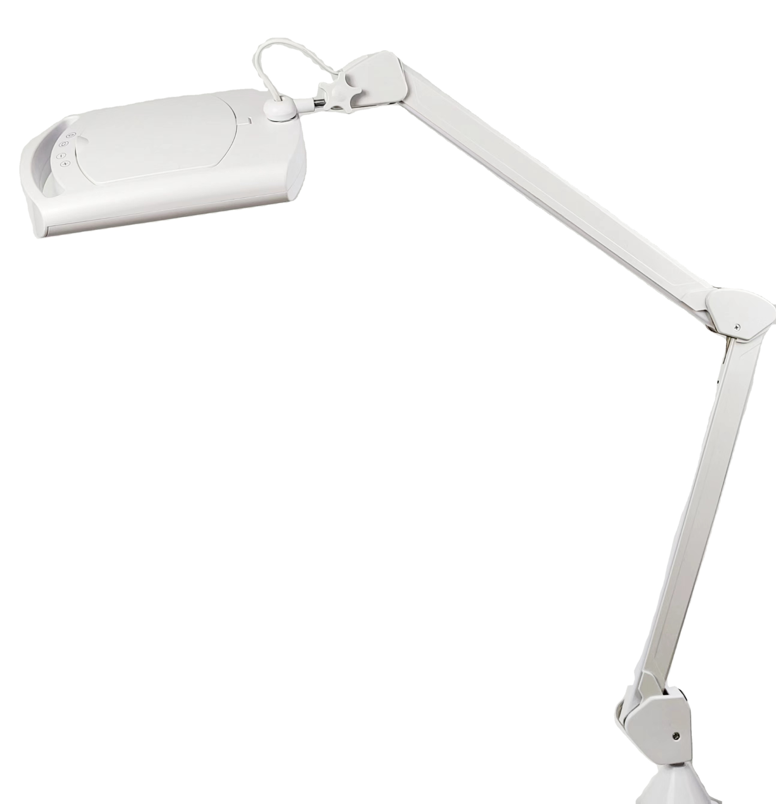 Great Standard Beauty Equipment Professional Floor Clamp Needlework Tattoo Ring Light Magnifier