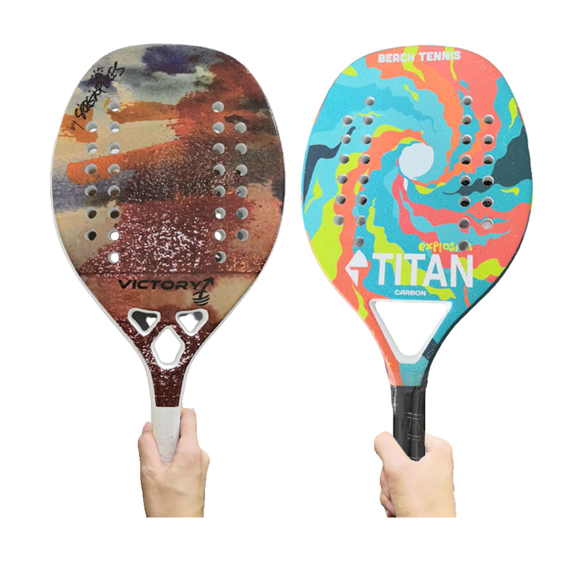 IN STOCK Outdoor Paddle Beach Tennis Paddle Racket Carbon Fiber Custom