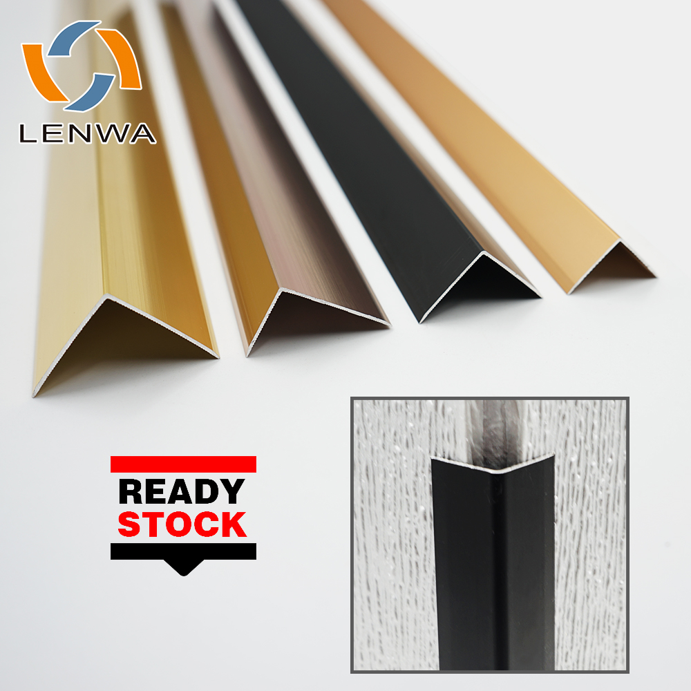 Алюминиевые Угловые защитные молдинги LENWA Factory Low MOQ для декоративной отделки стен