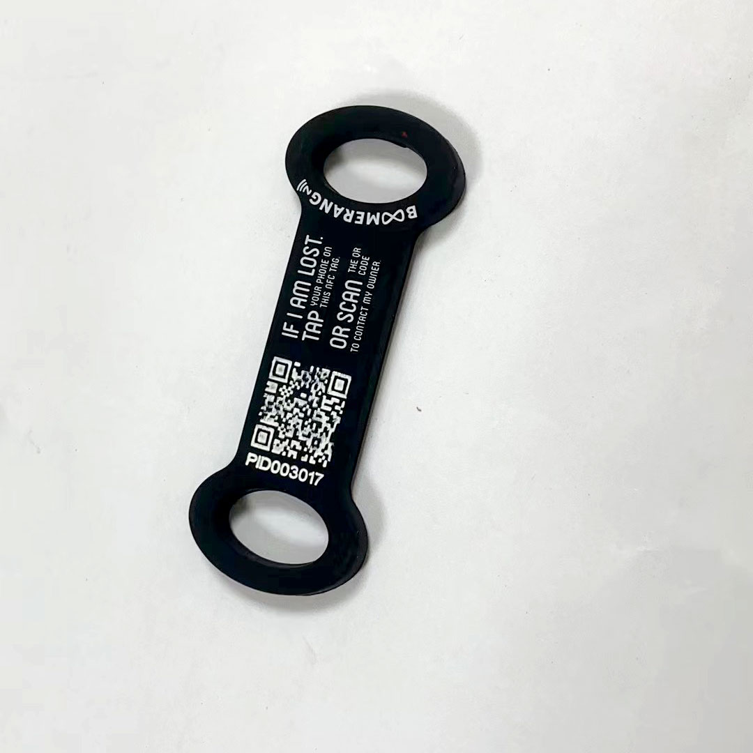 Силиконовый материал nfc pet nfc-метка с принтом QR-кода и отверстием