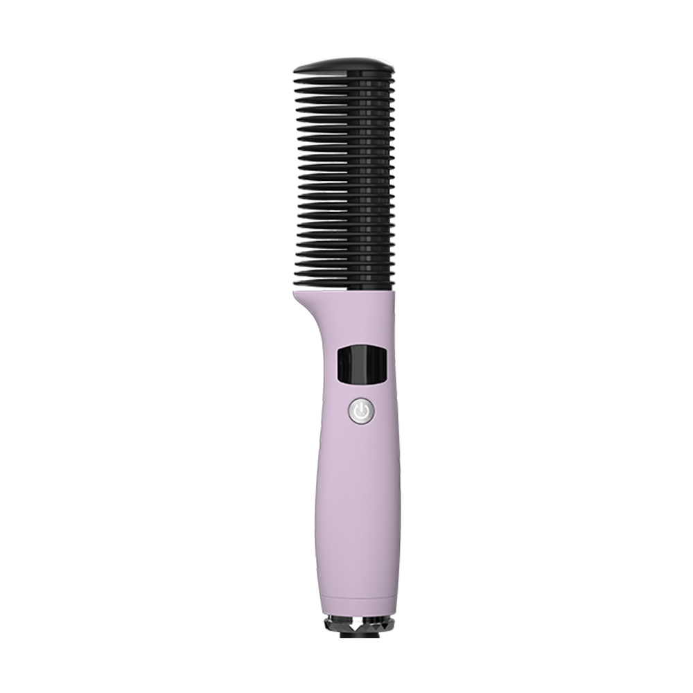 Vkk Low Price Hot Hair Brush Styler Wireless Hair Straightener Flat Iron And Hot Combs