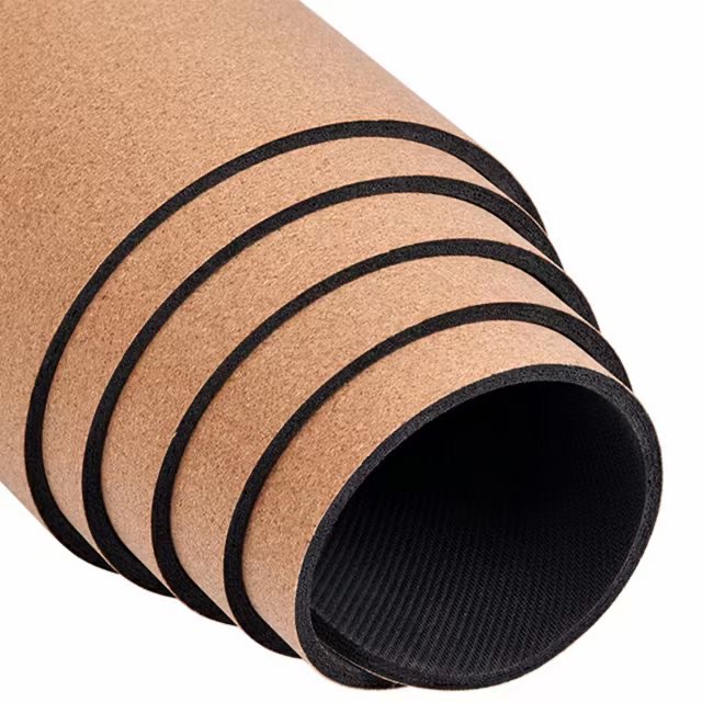 Non toxic Non Slip Cork TPE yoga mat manufacturer