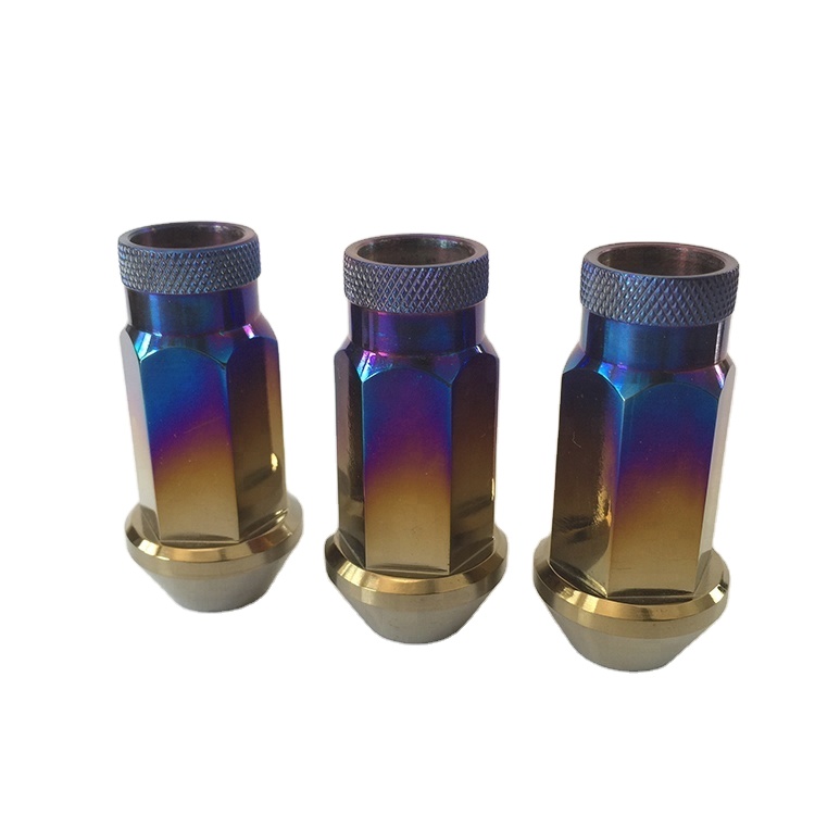 Ti6al4v титановая гайка колеса M12X1.5/M12X1.25