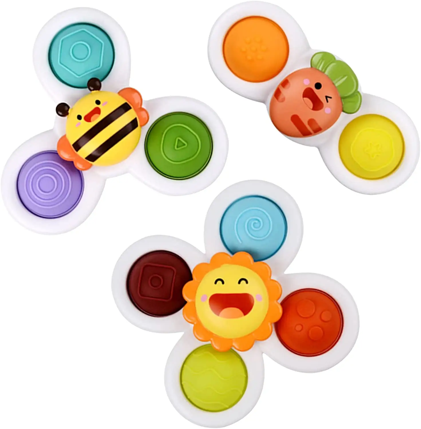 Simple Dimple Toys Suction Cup Silicone Flipping Board Release Stress Anxiety Suction Cup Baby Spinners Baby Toys