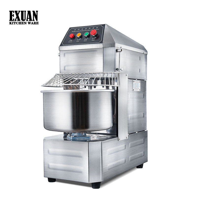20/30L Double Action Double Speed Kneading Machine Smart Timing Commercial Kneading Stainless Steel Full Automatic Knead Machine