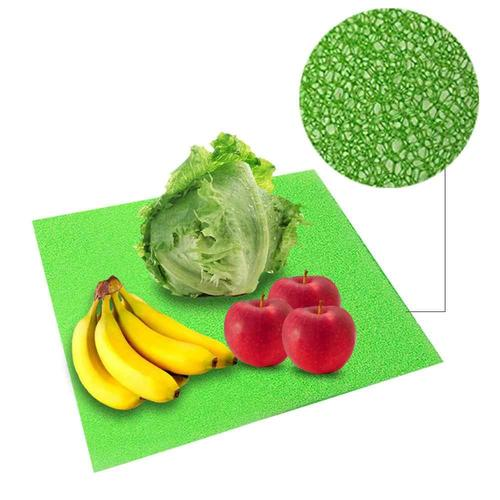 Vegetable Fruit Food Fresh Keeping Mats Prevents Spoilage Fridge Mat Refrigerator Drawer Sponge Pads