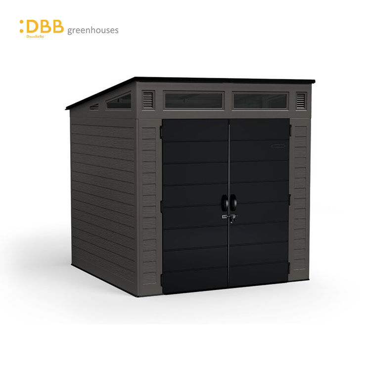 Factory Price Anti Uv 12mm Pp Panels Store Tools Resin Shed Garden Plastic Shelters