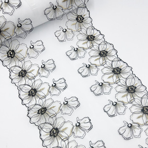 Multiple color selection wedding dress Home Textile Underwear lace accessories mesh cloth mesh gauze sequin Embroidery lace