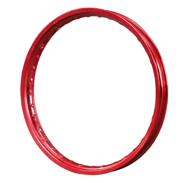 China factory dirt bike wheels rims customized red motorcycle 14 16 17 18 19 21 inch aluminium alloy rim