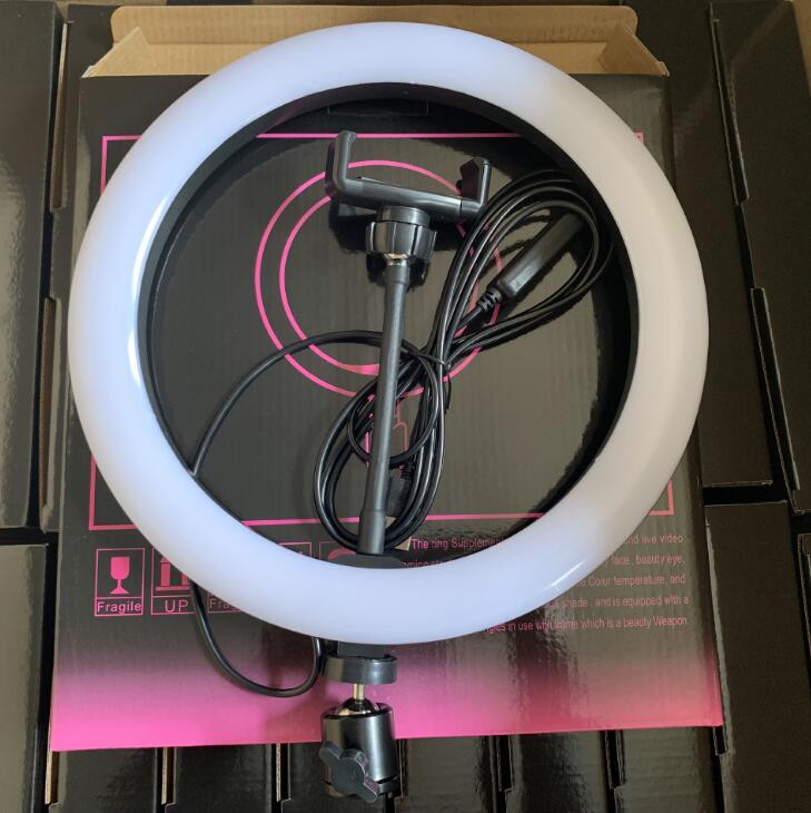 Заводская распродажа высокое качество 10 дюймов LED Ring Light ж/штатив-Трипод и держатель для мобильного телефона
